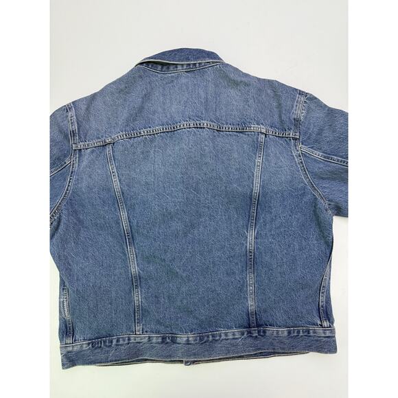 new calvin klein denim trucker jacket - size 2X - Picture 4 of 5